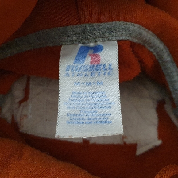 Russell Athletic Orange Hoodie - Picture 4 of 4